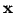 $ \mathbf{x}$